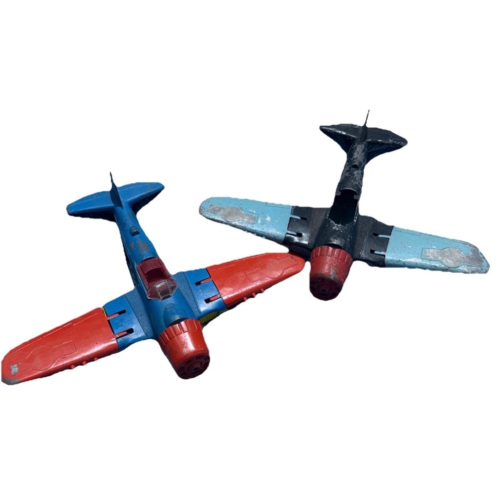 Vintage Hubley Kiddie WWll Navy Fighter Bomber Diecast Airplane‎ Planes